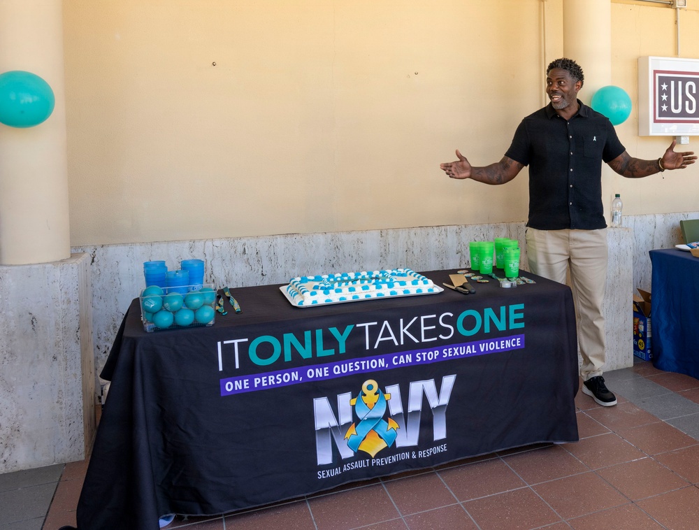 Sexual Assault Awareness and Prevention Month Cake Cutting