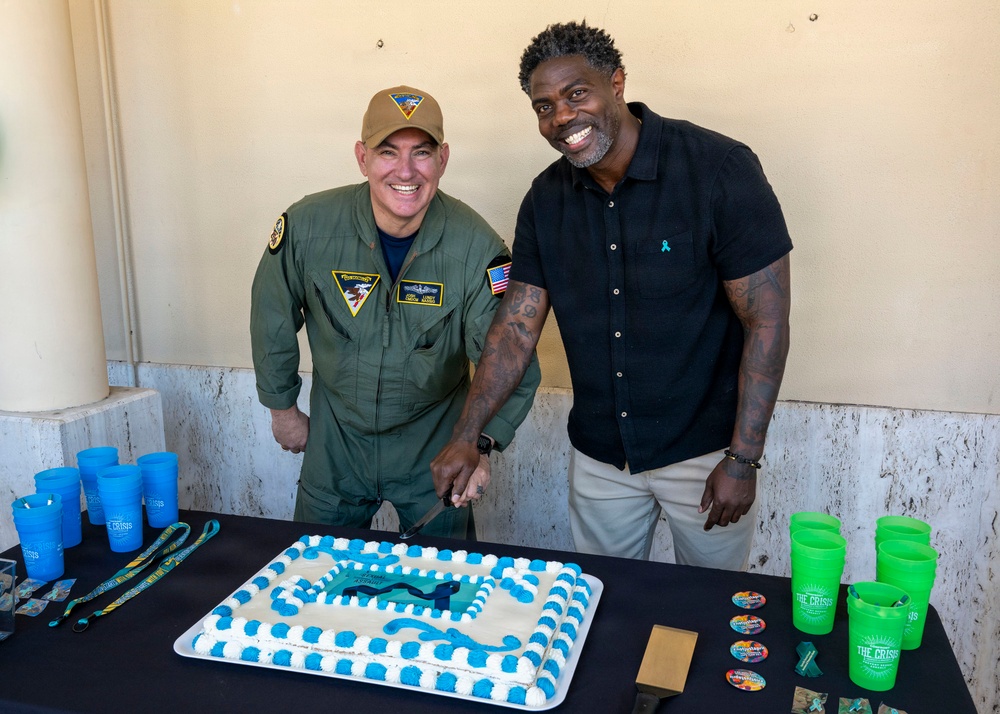 Sexual Assault Awareness and Prevention Month Cake Cutting