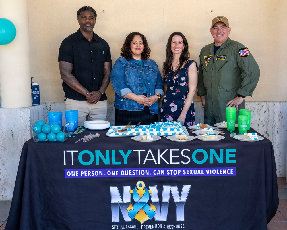 Sexual Assault Awareness and Prevention Month Cake Cutting