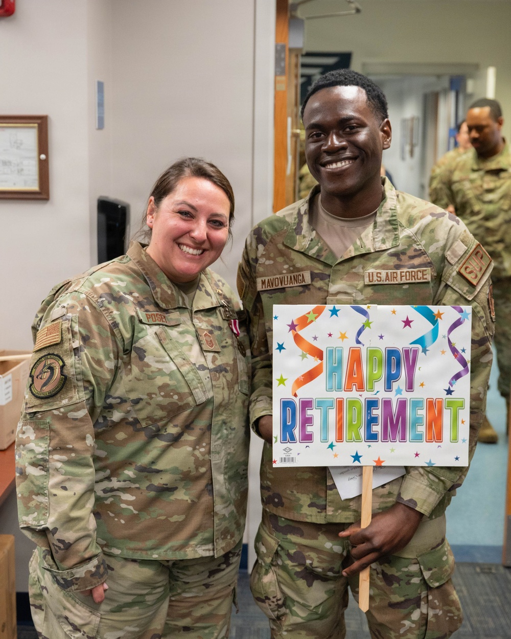 Senior Master Sgt. Keely Posey retirement