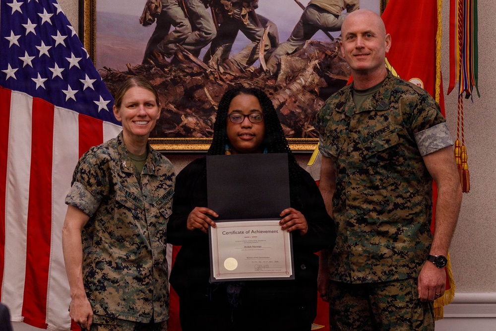 MCB Quantico’s Student Success Celebration Ceremony