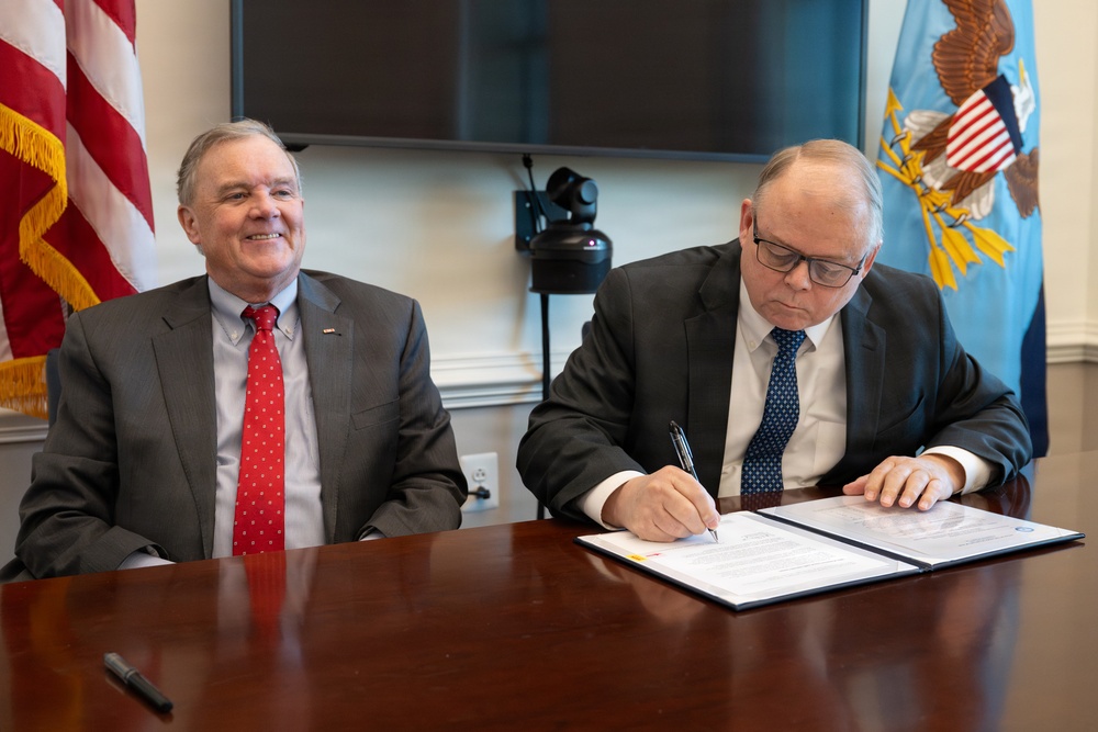 DoW  DCFO and IG Signing Ceremony