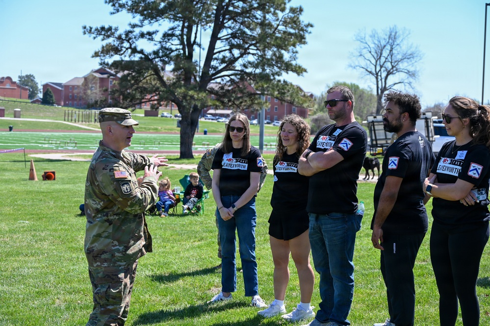 Fort Leavenworth showcases installation mission to Kansas City Chiefs staff