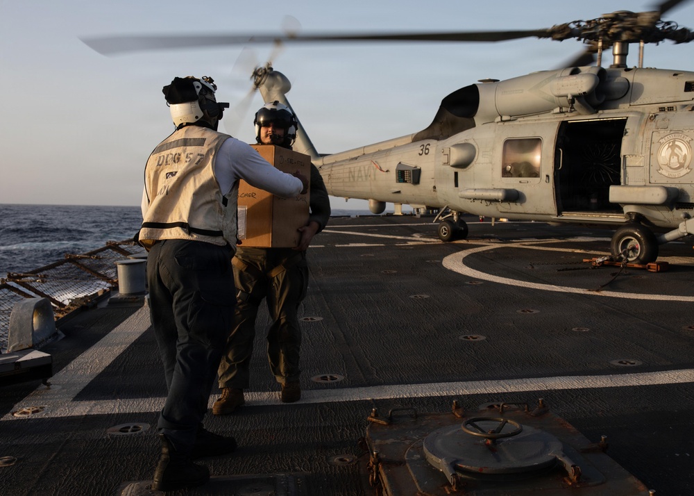 USS Mitscher (DDG 57) Conducts Routine Operations