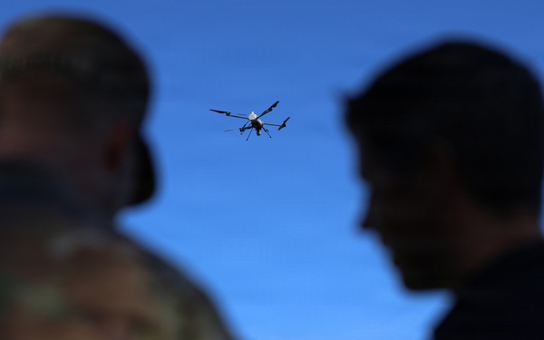 Soldiers test drones