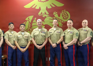 The 38th Assistant Commandant of the Marine Corps visits RSS Anchorage
