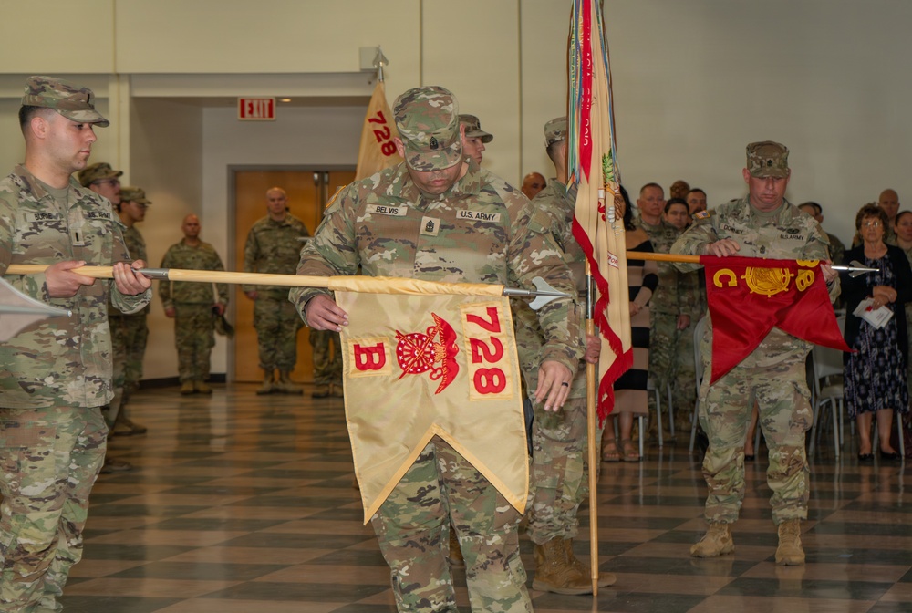 728th Combat Sustainment Support Battalion transition ceremony