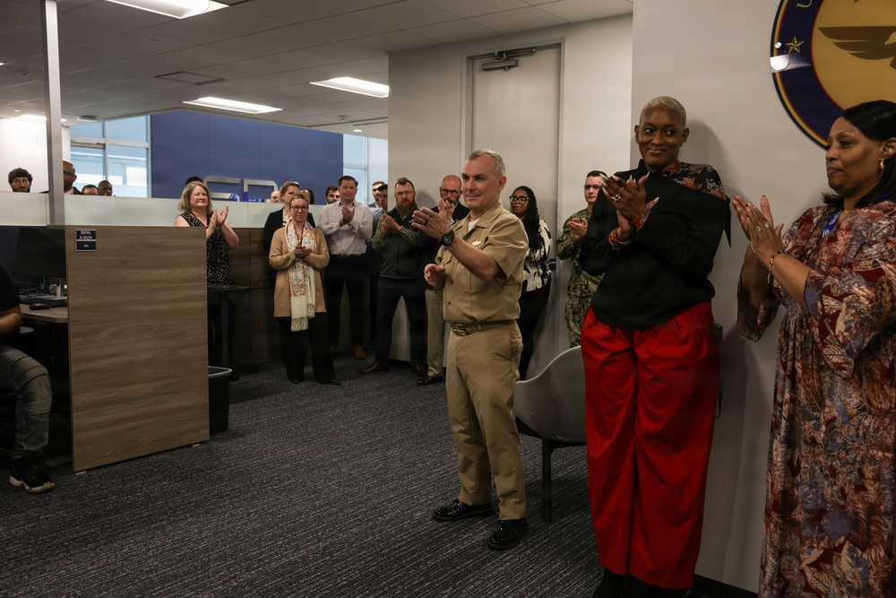 Rear Adm. Michael Richman Addresses SLCM-N Workforce in Recognition of Program’s Second Anniversary