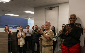 Rear Adm. Michael Richman Addresses SLCM-N Workforce in Recognition of Program’s Second Anniversary