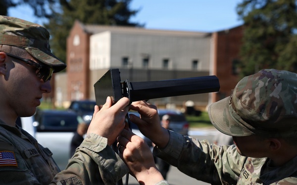 Soldiers test drones