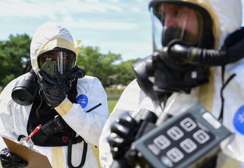 Keesler's emergency management team participates in radiological exercise