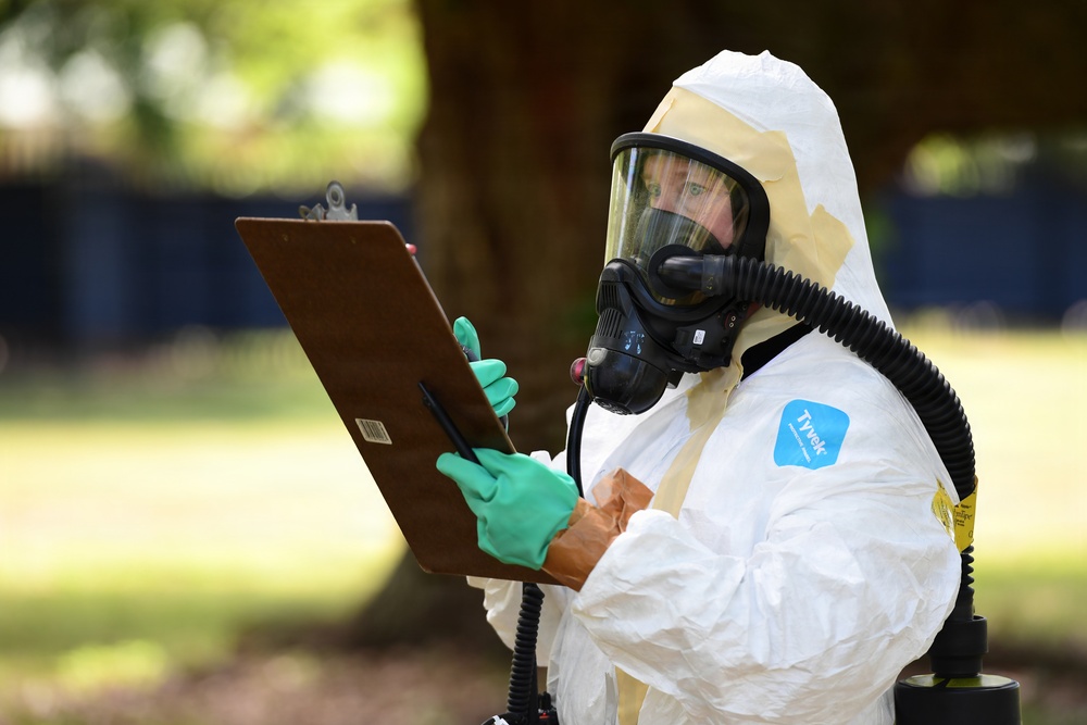 Keesler's emergency management team participates in radiological exercise