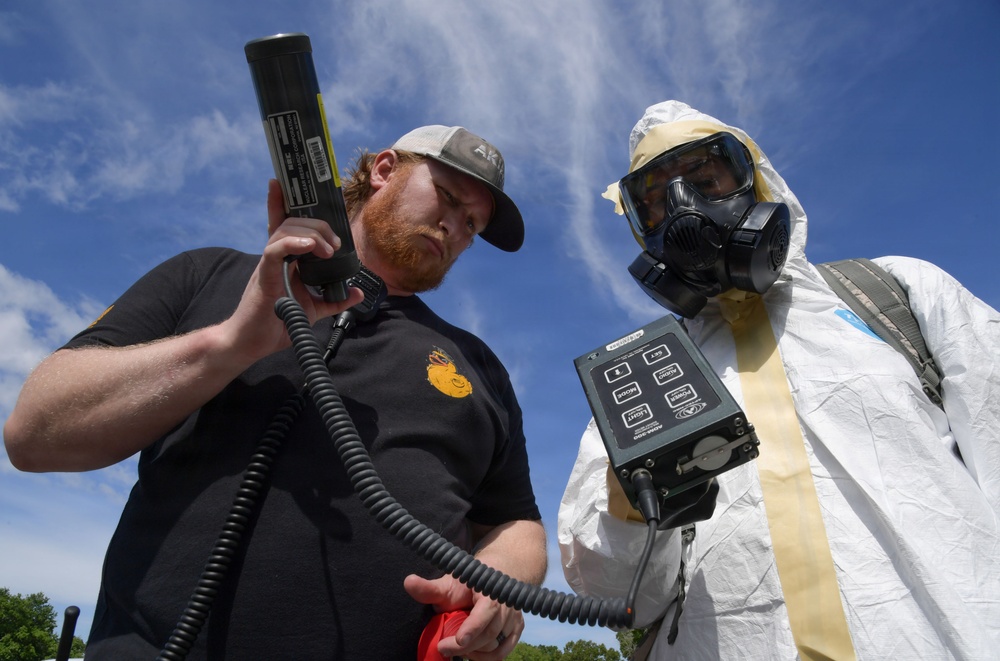 Keesler's emergency management team participates in radiological exercise
