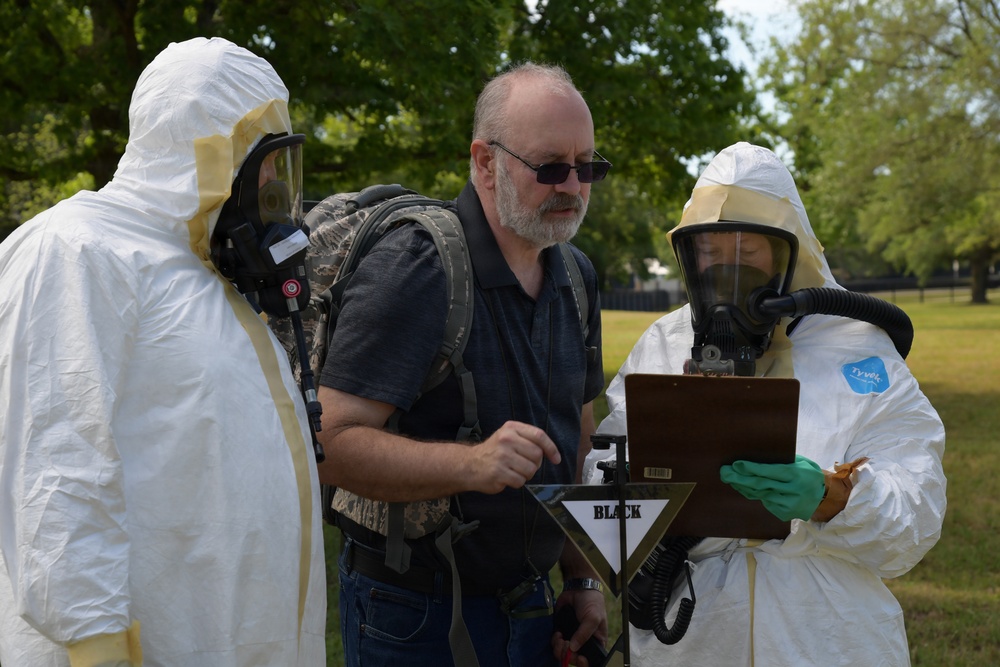 Keesler's emergency management team participates in radiological exercise