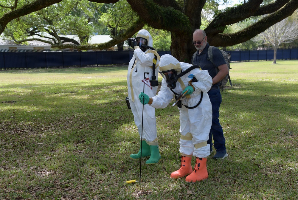 Keesler's emergency management team participates in radiological exercise