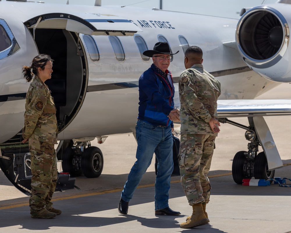 SAF/FM Visits Tinker Air Force Base