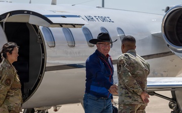 SAF/FM Visits Tinker Air Force Base