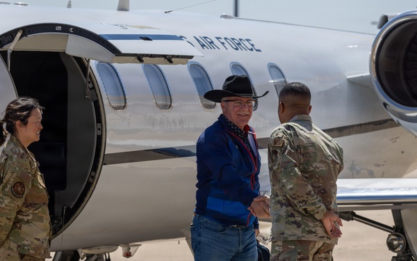 SAF/FM Visits Tinker Air Force Base