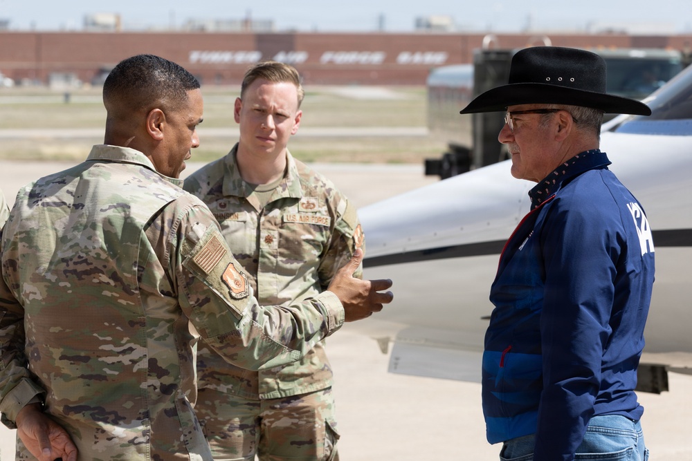 SAF/FM Visits Tinker Air Force Base
