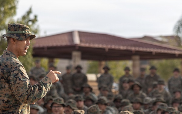 CLR-1 Marines and Sailors Participate in Sustainment Hike