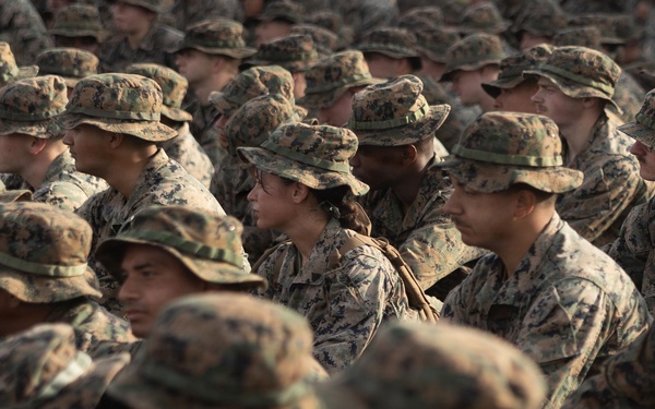 CLR-1 Marines and Sailors Participate in Sustainment Hike