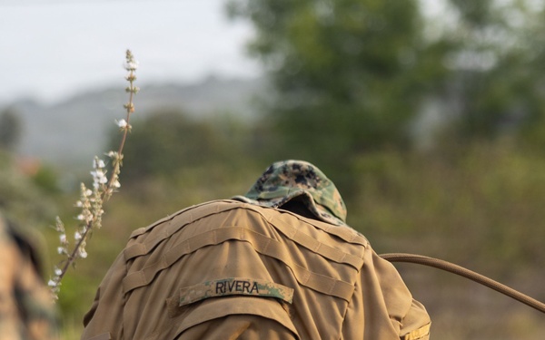 CLR-1 Marines and Sailors Participate in Sustainment Hike