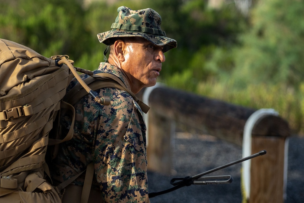 CLR-1 Marines and Sailors Participate in Sustainment Hike
