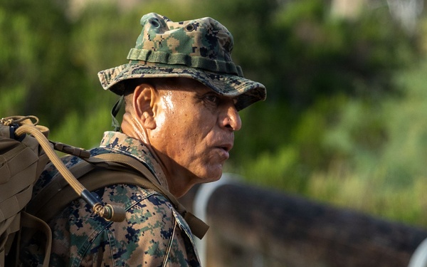 CLR-1 Marines and Sailors Participate in Sustainment Hike