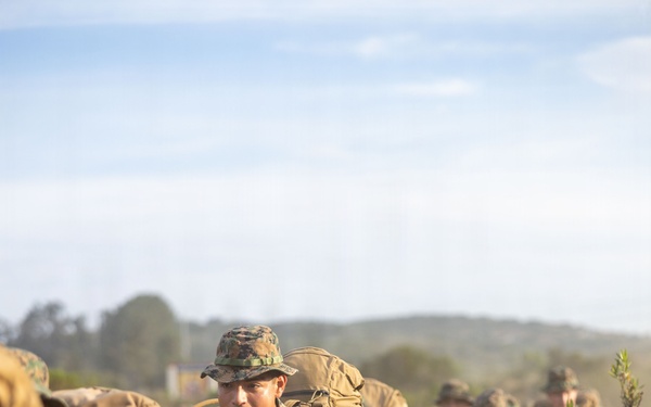 CLR-1 Marines and Sailors Participate in Sustainment Hike