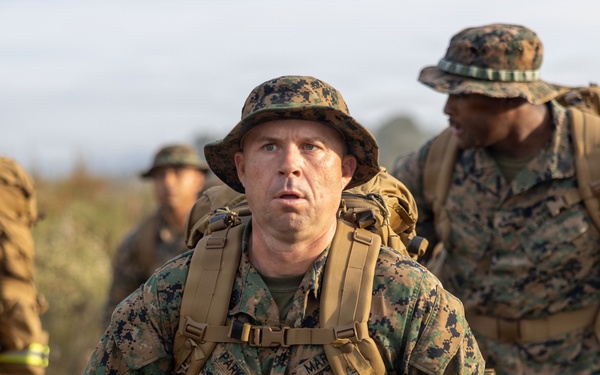 CLR-1 Marines and Sailors Participate in Sustainment Hike