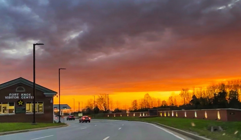 Fort Knox wakes up to a stunning sunrise