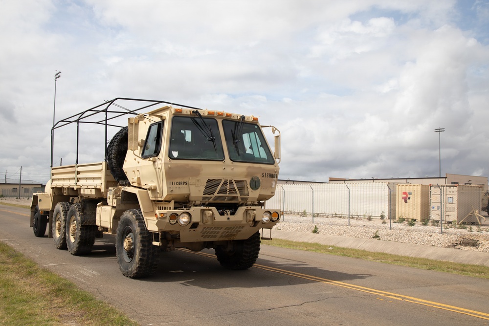 III Corps conducts Deployment Readiness Exercise on Fort Hood, Texas