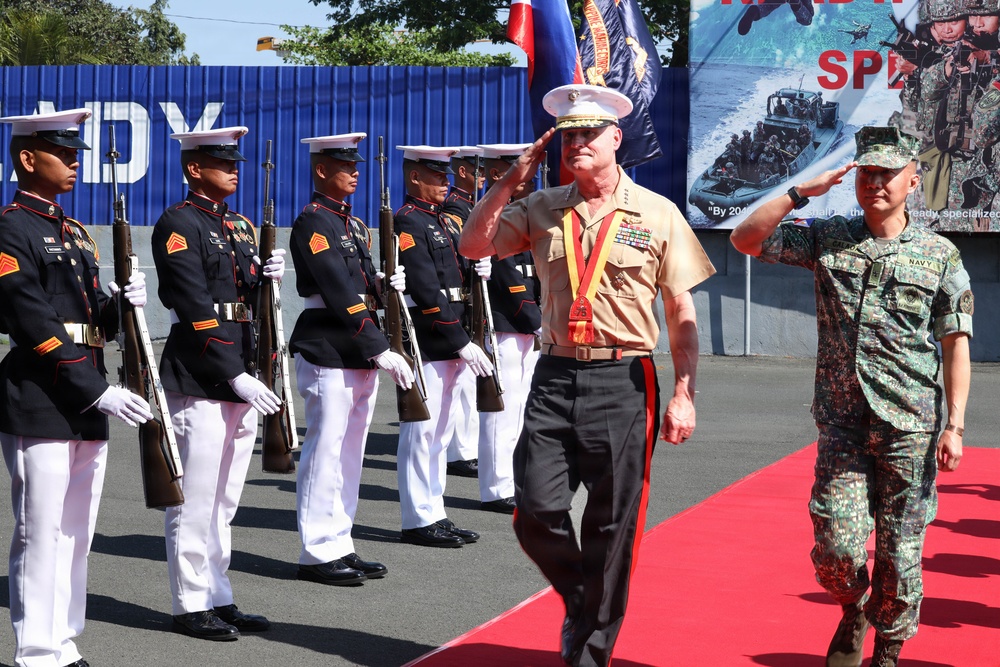 The 38th Assistant Commandant of the Marine Corps tours the Philippines