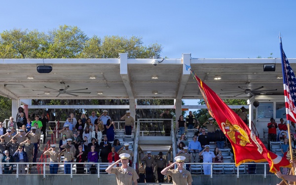 Brigadier General Tracy Visits MCRD Parris Island