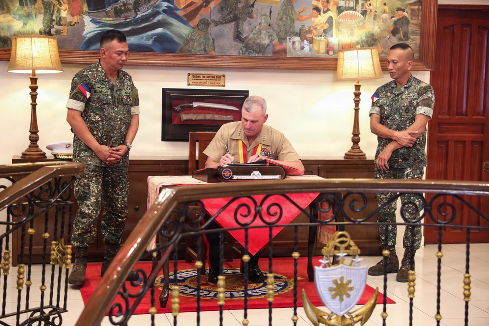 The 38th Assistant Commandant of the Marine Corps tours the Philippines