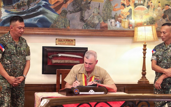 The 38th Assistant Commandant of the Marine Corps tours the Philippines