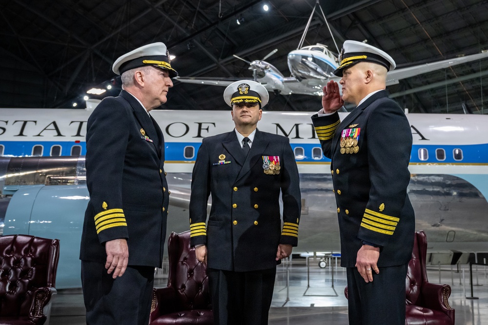 NAMRU Dayton holds change of command ceremony at National Museum of the U.S. Air Force