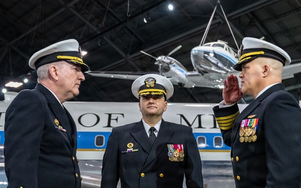 NAMRU Dayton holds change of command ceremony at National Museum of the U.S. Air Force