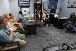 AMPO employees learn reserve pay, tour DFAS