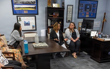 AMPO employees learn reserve pay, tour DFAS