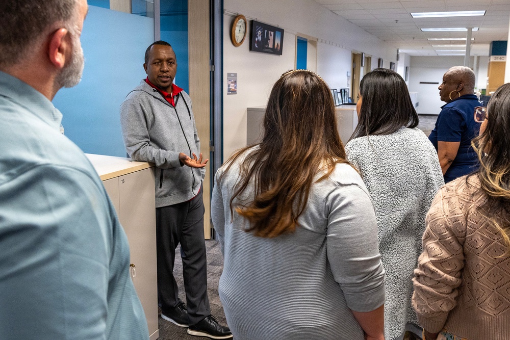 AMPO employees visit USAFMCOM HQ