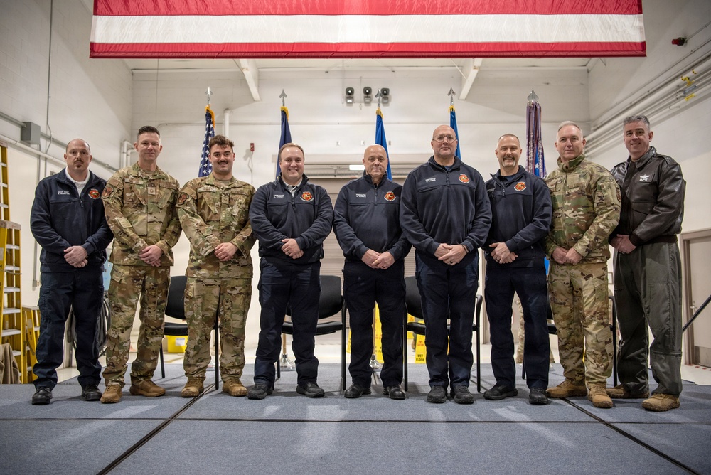 KYANG firefighters honored for civilian plane-crash response