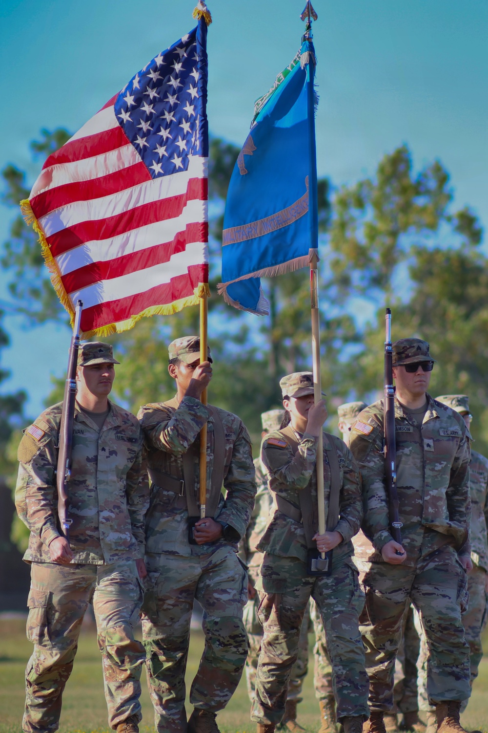 "Presenting the Colors"
