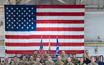 Staff Sgt. Justin Kahill receives the Purple Heart