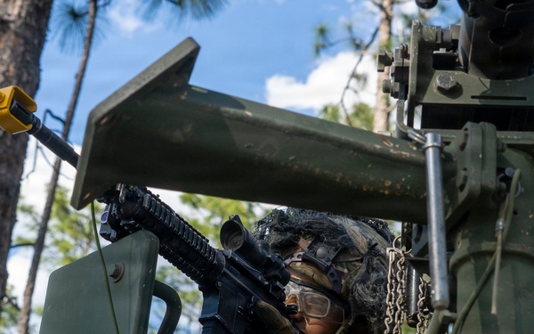 101st Airborne Division Soldiers conduct security operations during JRTC rotation at Fort Polk