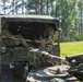 101st Airborne Division artillery Soldiers displace with Air Ball air defense asset during JRTC rotation at Fort Polk