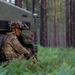 101st Airborne Division Soldier pulls security during JRTC