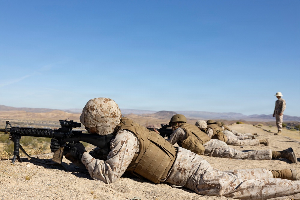 U.S. Marines conduct Annual Rifle Qualification at MCLB Barstow