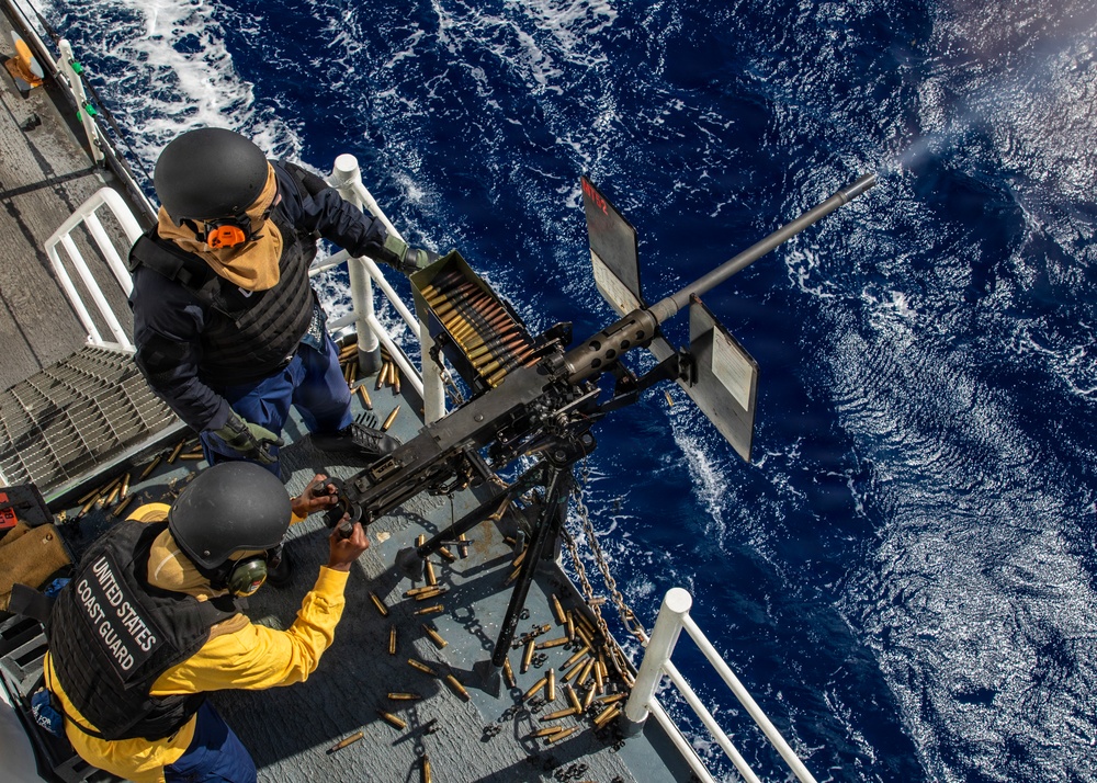 USCGC Campbell crew maintains readiness during Caribbean patrol