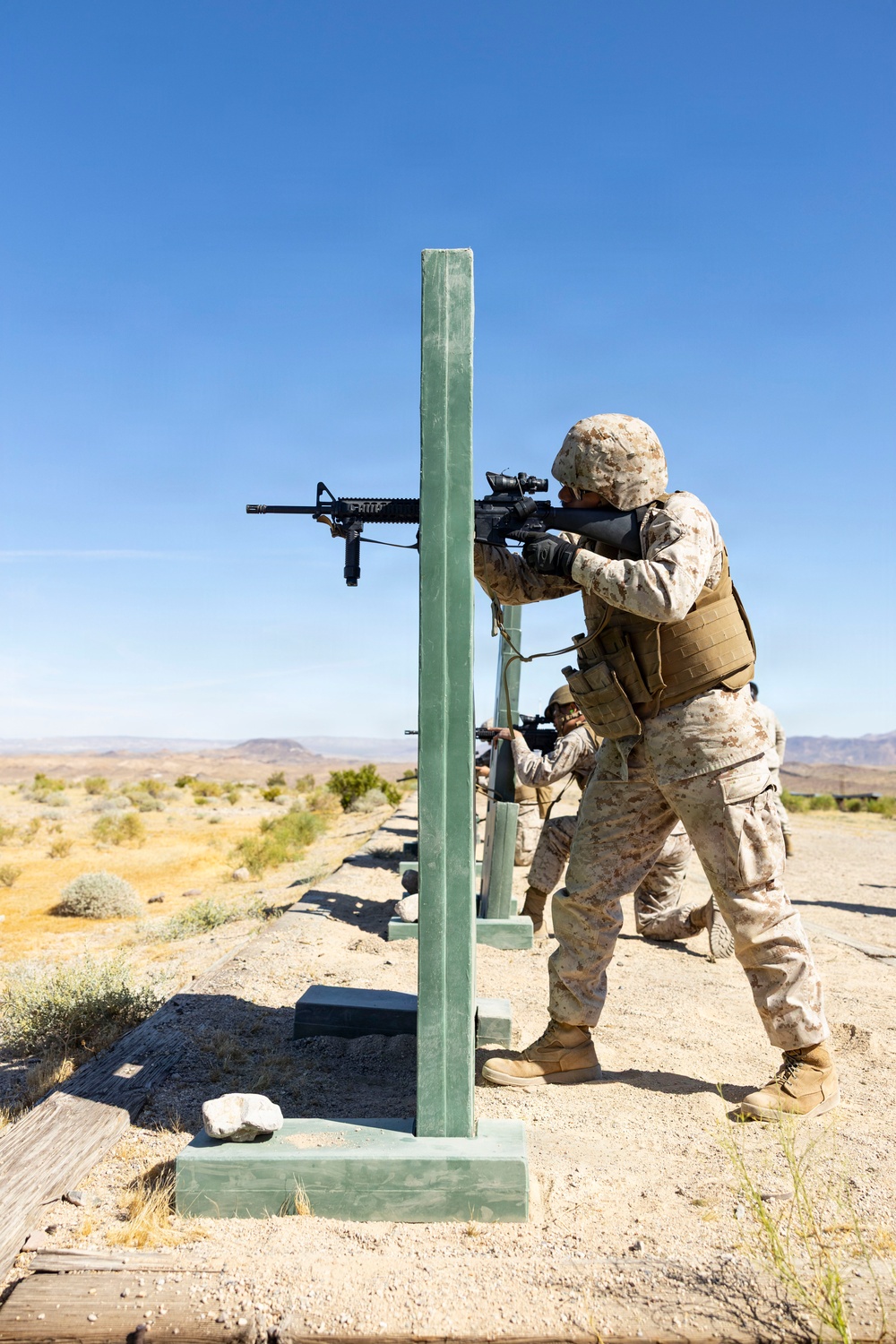 U.S. Marines conduct Annual Rifle Qualification at MCLB Barstow